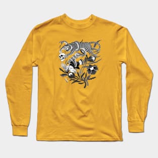 Tiger and Skull Long Sleeve T-Shirt